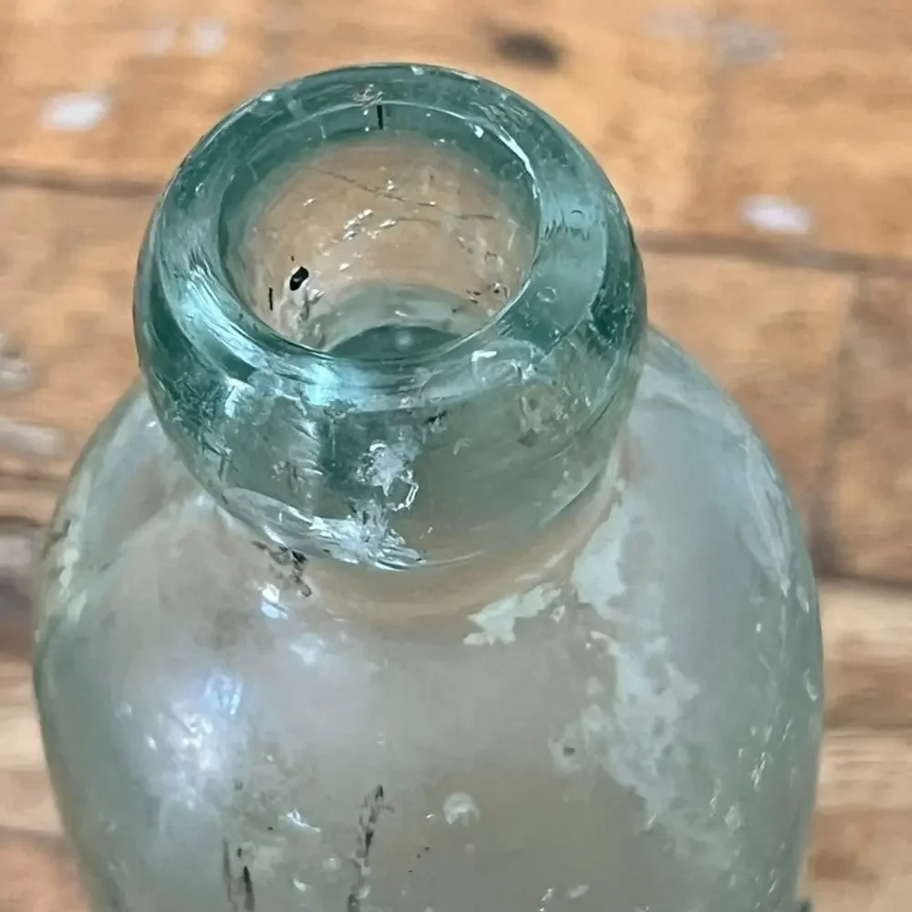 Vintage Blob Top Hutchinson Bottle Crown Ceschon Cincinnati Soda Collectible